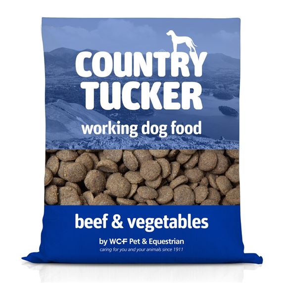 beef and veg working dog food